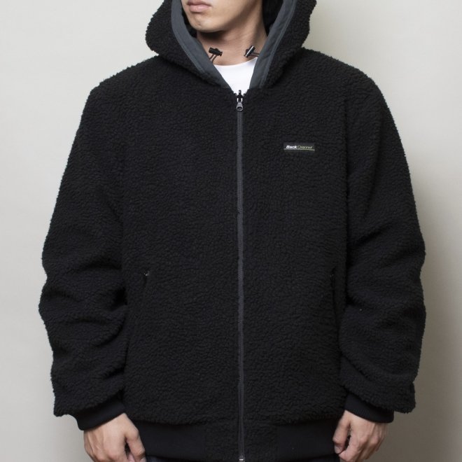 Back Channel REVERSIBLE HOODED JACKET - BLACK SUGAR