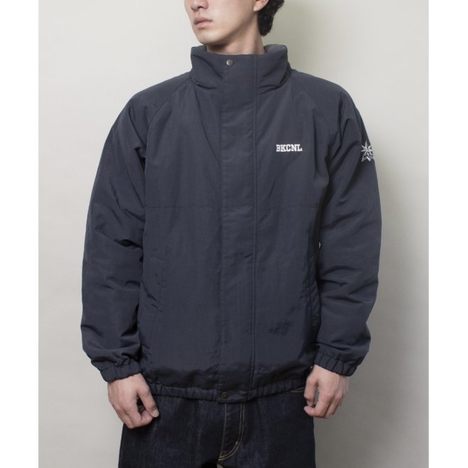 Back Channel STAND COLLAR JACKET - BLACK SUGAR