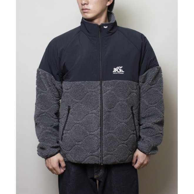 Back Channel BOA FLEECE JACKET - BLACK SUGAR