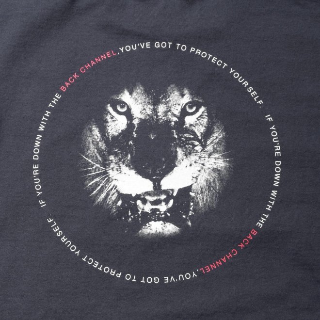 <img class='new_mark_img1' src='https://img.shop-pro.jp/img/new/icons7.gif' style='border:none;display:inline;margin:0px;padding:0px;width:auto;' />Back Channel BC LION TEE