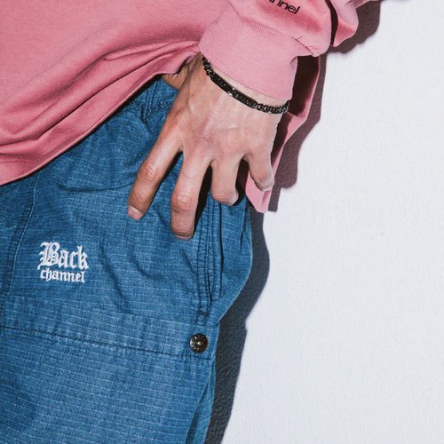 <img class='new_mark_img1' src='https://img.shop-pro.jp/img/new/icons7.gif' style='border:none;display:inline;margin:0px;padding:0px;width:auto;' />Back Channel UTILITY DENIM SHORTS