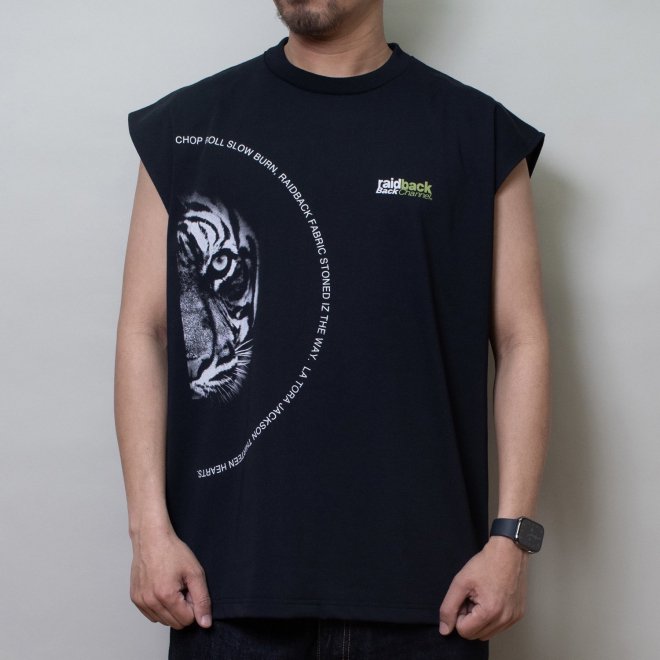 <img class='new_mark_img1' src='https://img.shop-pro.jp/img/new/icons7.gif' style='border:none;display:inline;margin:0px;padding:0px;width:auto;' />Back Channel raidback fabric NO SLEEVE TEE