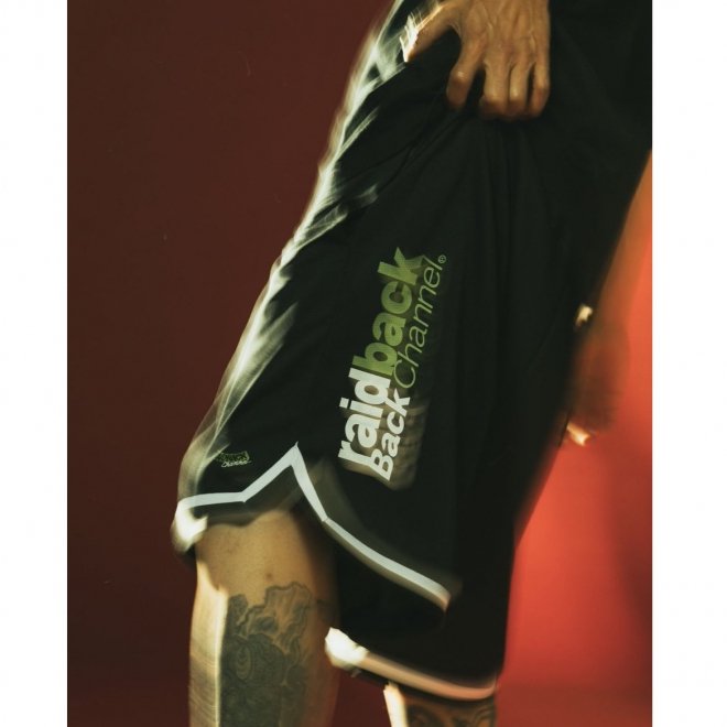 <img class='new_mark_img1' src='https://img.shop-pro.jp/img/new/icons7.gif' style='border:none;display:inline;margin:0px;padding:0px;width:auto;' />Back Channel raidback fabric GAME SHORTS