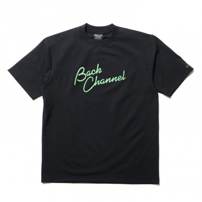 <img class='new_mark_img1' src='https://img.shop-pro.jp/img/new/icons7.gif' style='border:none;display:inline;margin:0px;padding:0px;width:auto;' />Back Channel NEON SIGN STRETCH TEE (BLACK SUGAR LIMITED)