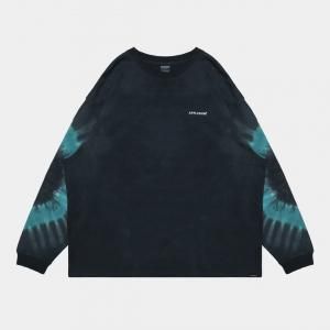 APPLEBUM アップルバム TIE DYE L/S T-SHIRT - BLACK SUGAR