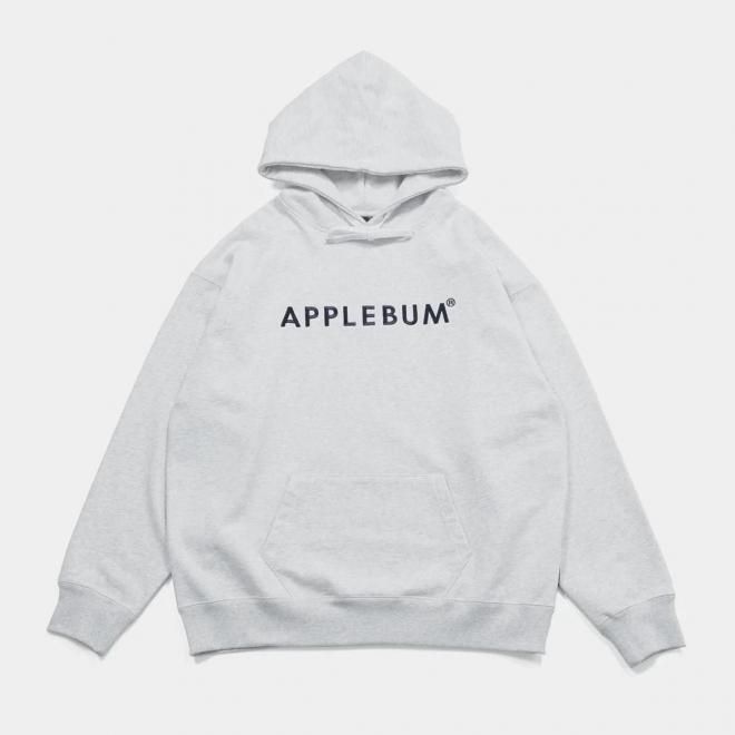 APPLEBUM アップルバム LOGO SWEAT PARKA - BLACK SUGAR APPLEBUM アップルバム LOGO SWEAT PARKA - BLACK SUGAR