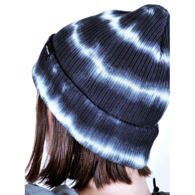 APPLEBUM アップルバム BORDER TIE DYE KNIT CAP - BLACK SUGAR