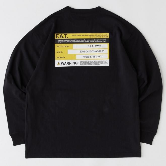 F.A.T. エフエーティー WARNINTee - BLACK SUGAR
