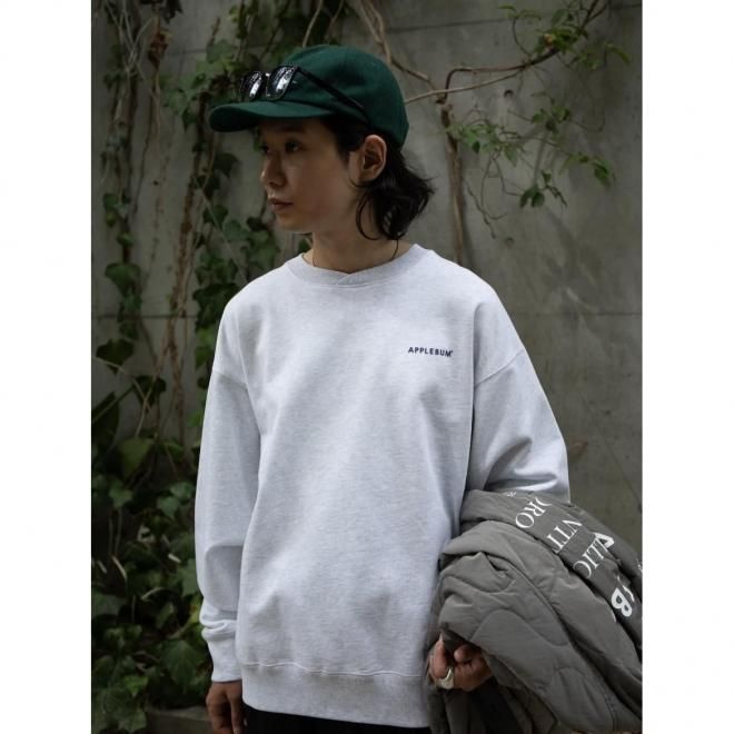 <img class='new_mark_img1' src='https://img.shop-pro.jp/img/new/icons7.gif' style='border:none;display:inline;margin:0px;padding:0px;width:auto;' />APPLEBUM åץХ LOGO CREW SWEAT