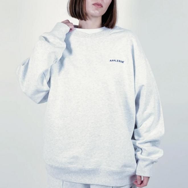 <img class='new_mark_img1' src='https://img.shop-pro.jp/img/new/icons7.gif' style='border:none;display:inline;margin:0px;padding:0px;width:auto;' />APPLEBUM åץХ LOGO CREW SWEAT