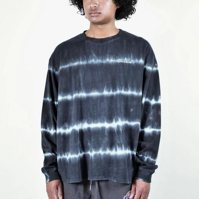 <img class='new_mark_img1' src='https://img.shop-pro.jp/img/new/icons7.gif' style='border:none;display:inline;margin:0px;padding:0px;width:auto;' />APPLEBUM åץХ BORDER TIE DYE L/S T-SHIRT
