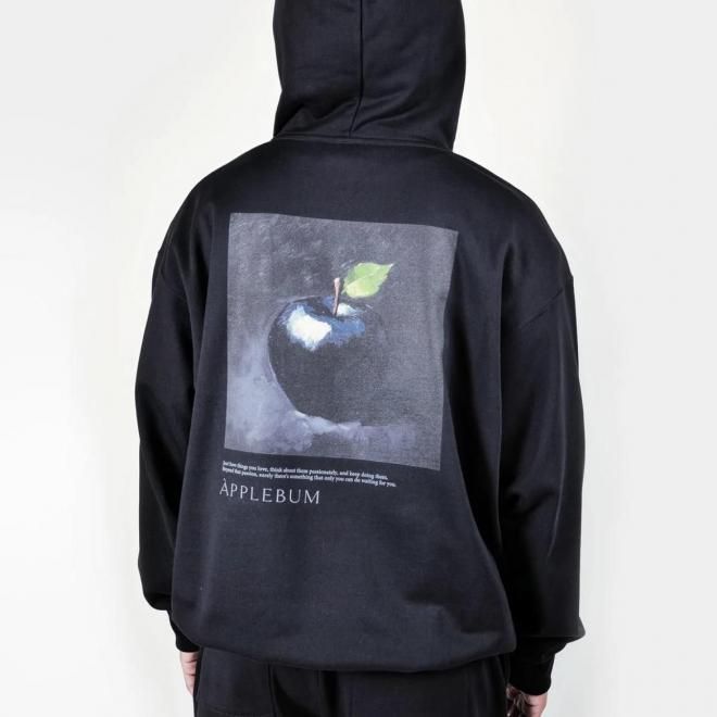<img class='new_mark_img1' src='https://img.shop-pro.jp/img/new/icons7.gif' style='border:none;display:inline;margin:0px;padding:0px;width:auto;' />APPLEBUM åץХ BLACK APPLE SWEAT PARKA