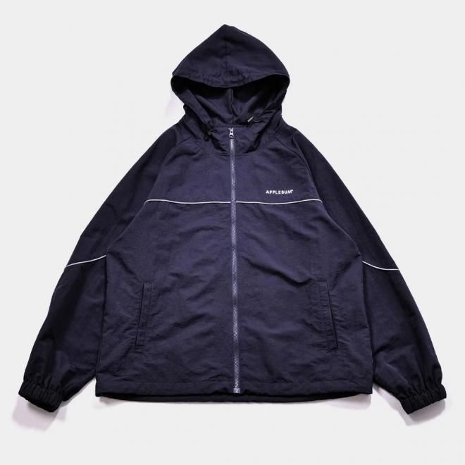 APPLEBUM アップルバム NYLON TRACK JACKET - BLACK SUGAR
