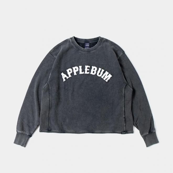 <img class='new_mark_img1' src='https://img.shop-pro.jp/img/new/icons7.gif' style='border:none;display:inline;margin:0px;padding:0px;width:auto;' />APPLEBUM åץХ OLD BASEBALL CREW SWEAT 1