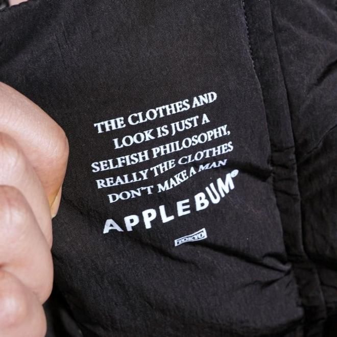 <img class='new_mark_img1' src='https://img.shop-pro.jp/img/new/icons7.gif' style='border:none;display:inline;margin:0px;padding:0px;width:auto;' />APPLEBUM åץХ SHORT PUFF HOOD JACKET