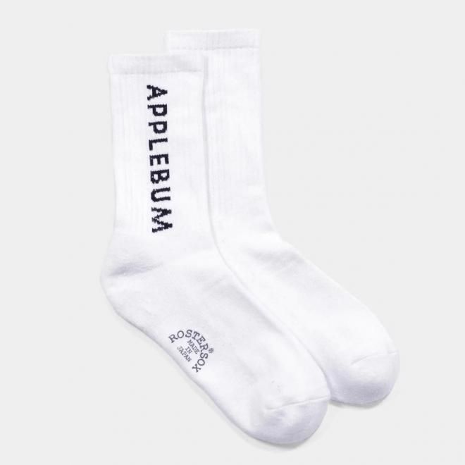 <img class='new_mark_img1' src='https://img.shop-pro.jp/img/new/icons7.gif' style='border:none;display:inline;margin:0px;padding:0px;width:auto;' />APPLEBUM アップルバム LOGO SOCKS 1
