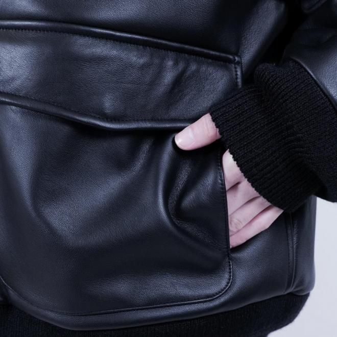 <img class='new_mark_img1' src='https://img.shop-pro.jp/img/new/icons7.gif' style='border:none;display:inline;margin:0px;padding:0px;width:auto;' />APPLEBUM ¥¢¥Ã¥×¥ë¥Ð¥à A-2 LEATHER JACKET