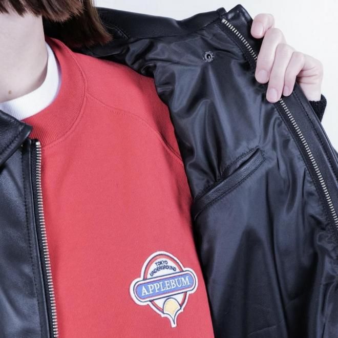 <img class='new_mark_img1' src='https://img.shop-pro.jp/img/new/icons7.gif' style='border:none;display:inline;margin:0px;padding:0px;width:auto;' />APPLEBUM ¥¢¥Ã¥×¥ë¥Ð¥à A-2 LEATHER JACKET