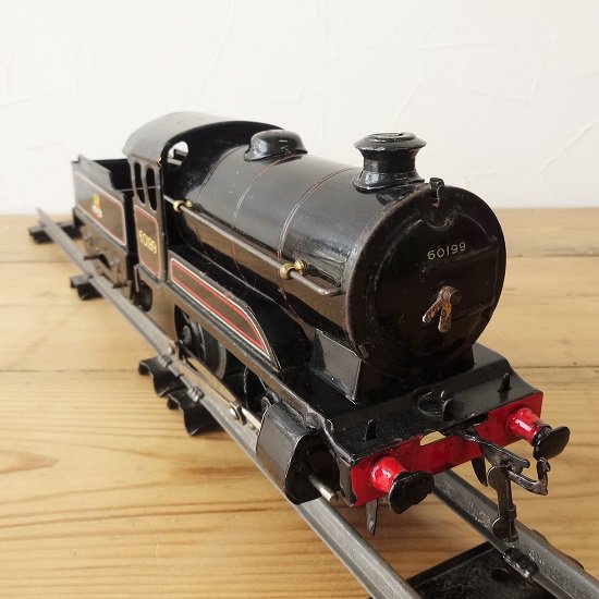 イギリス HORNBY ブリキの鉄道模型シリーズ 機関車 ゼンマイ式 黒 