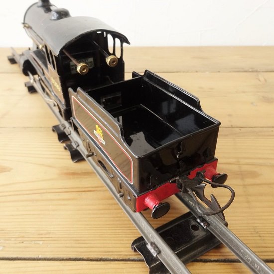イギリス HORNBY ブリキの鉄道模型シリーズ 機関車 ゼンマイ式 黒 