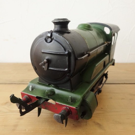 イギリス HORNBY ブリキの鉄道模型シリーズ 機関車 ゼンマイ式 緑 