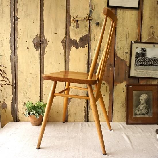 イギリス　ヴィンテージ　ERCOL　アーコール　スティックバックチェア　定番　ライトカラー - drop antiques ドロップアンティークス  アンティーク家具と雑貨