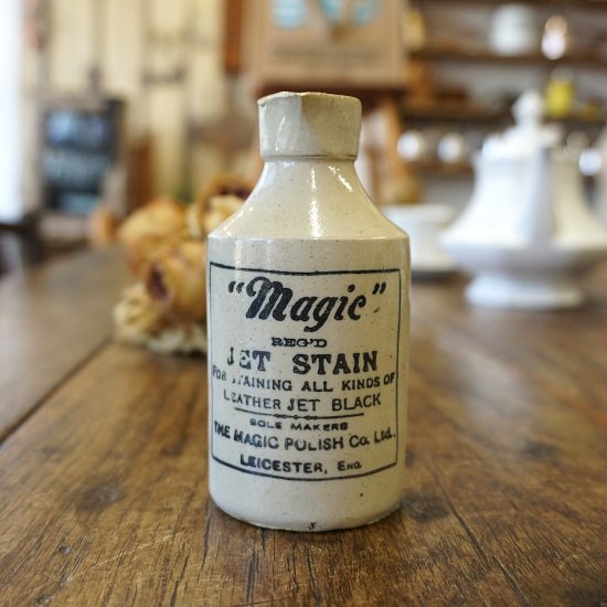 イギリス アンティーク インクボトル MAGIC JET STAIN - drop antiques