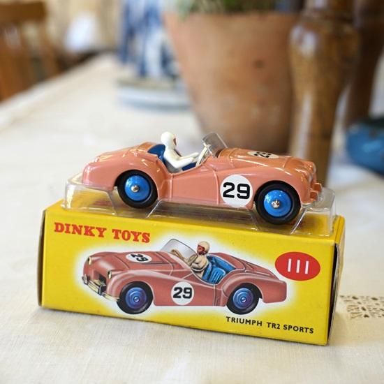 イギリス ミニカー DINKY 復刻版 TRIUMPH TR2 SPORTS - drop