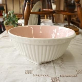 イギリスアンティーク　T.G.Green社　ミキシングボウル　ピンク イギリス アンティーク T.G.GREEN ミキシングボウル インテリア