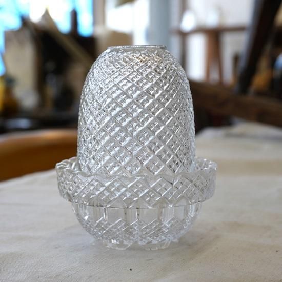 イギリス アンティーク キャンドルポット Pyramid Fairy Lamp