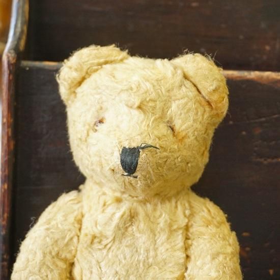 ♥イギリスからやって来た可愛いお顔のヴィンテージ　テディベア♥ イギリス ヴィンテージ テディベア くまのぬいぐるみ インテリア