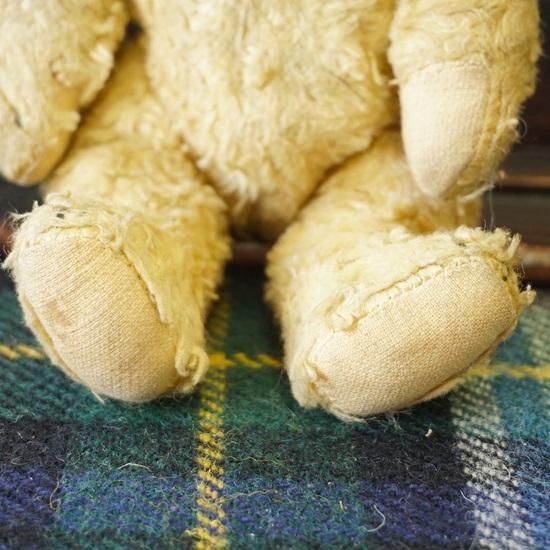 イギリス ヴィンテージ ぬいぐるみ テディベア 優しい顔の小ぶり