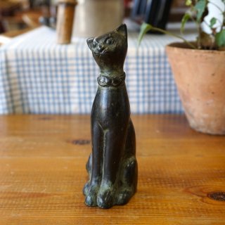 イギリス アンティーク ブロンズのネコ 猫 - drop antiques ドロップアンティークス アンティーク家具と雑貨