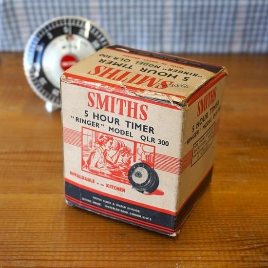 イギリス ヴィンテージ スミス社 キッチンタイマー RINGER 未使用品