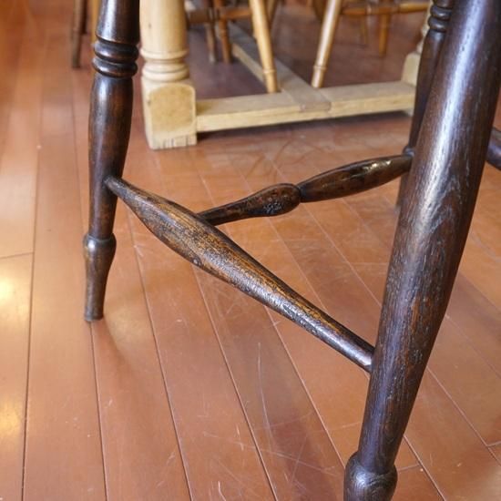 イギリス アンティーク ウィンザーチェア ハイバック ダブルボウ