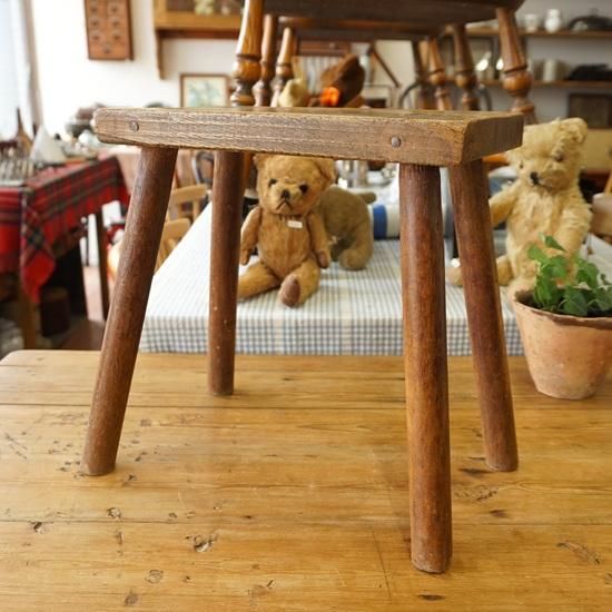 【美品】イギリス製　アンティークスツール　ヴィンテージ d58613000115315203dabca35b214a