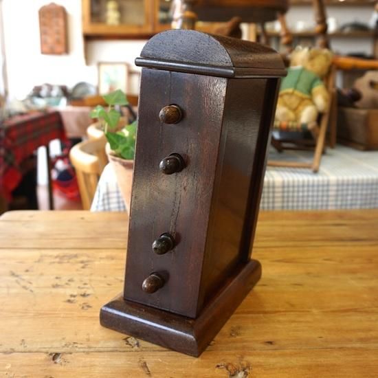 イギリス アンティーク マホガニーのデスクカレンダー 置き型 万年