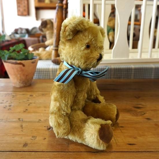イギリス ヴィンテージ ぬいぐるみ テディベア きょとんとした
