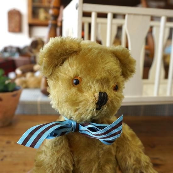 イギリス ヴィンテージ ぬいぐるみ テディベア きょとんとした