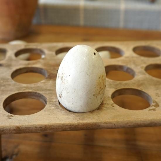 イギリス アンティーク 陶器製の卵 疑卵 フェイクエッグ 希少 E