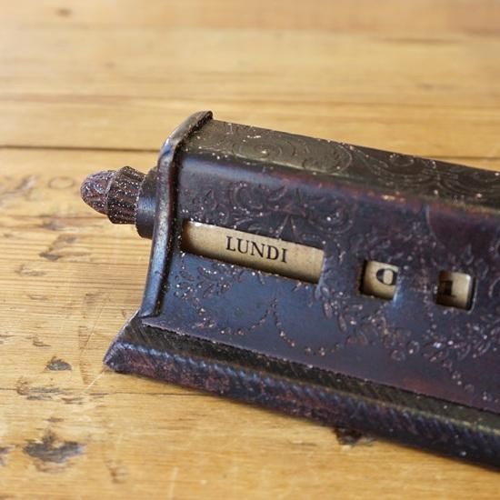 フランス ヴィンテージ デスクカレンダー 万年カレンダー