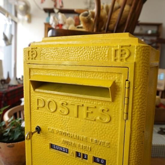 【東京都内23区配送無料】アンティーク 1900年　オランダ　公共　郵便　ポスト 東京都内23区配送無料】アンティーク 1900年 オランダ 公共 郵便 ポスト