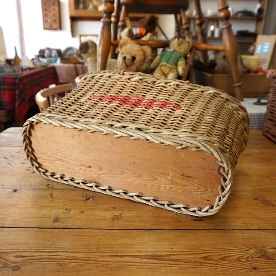 英国ショッピングバスケットビンテージ 英国ショッピングバスケットビンテージ