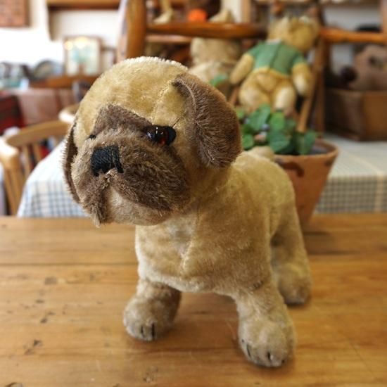 イギリス ヴィンテージ ぬいぐるみ テディベア パグの子犬