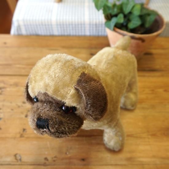 イギリス ヴィンテージ ぬいぐるみ テディベア パグの子犬