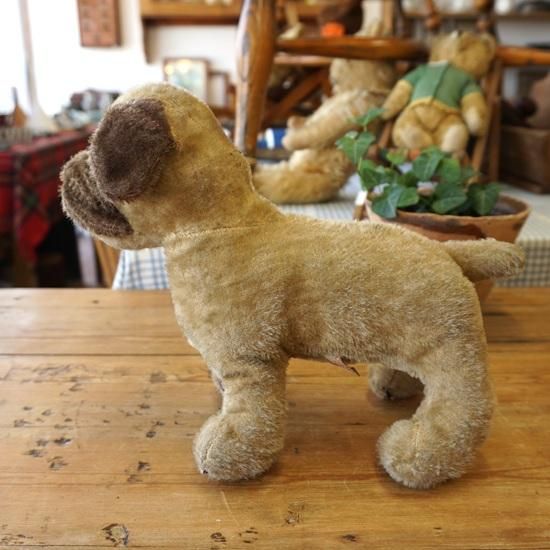 イギリス ヴィンテージ ぬいぐるみ テディベア パグの子犬