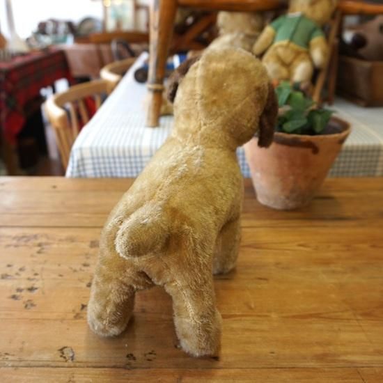 アンティークヴィンテージ　パグ　ぬいぐるみ パグ犬 ヴィンテージ vintage ハンドメードアート リアルファー