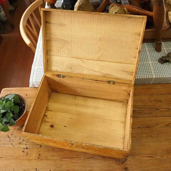 フランス アンティーク ネコの木箱 AMIDON AU CHAT 希少 ブロカント A