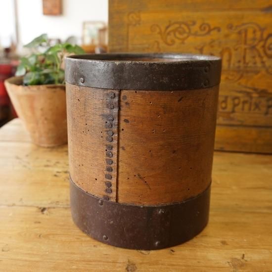 木製　メジャーカップ　蚤の市　ブロカント　古道具　フランスアンティーク 木製 メジャーカップ 蚤の市 ブロカント 古道具 フランスアンティーク