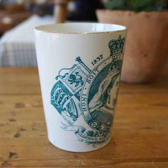 イギリス アンティーク コロネーション ヴィクトリア女王 戴冠60周年